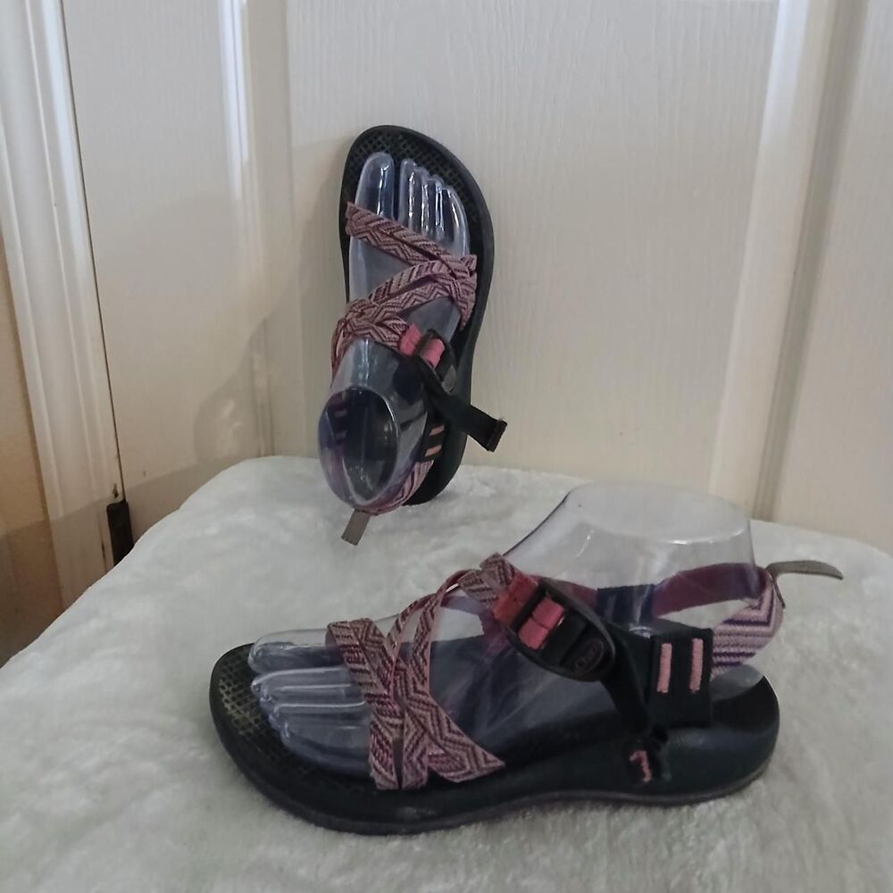 Chaco Kids Z/1 EcoTread Geometric Double Strap Sandals Girls 4 Gorpcore Barbie